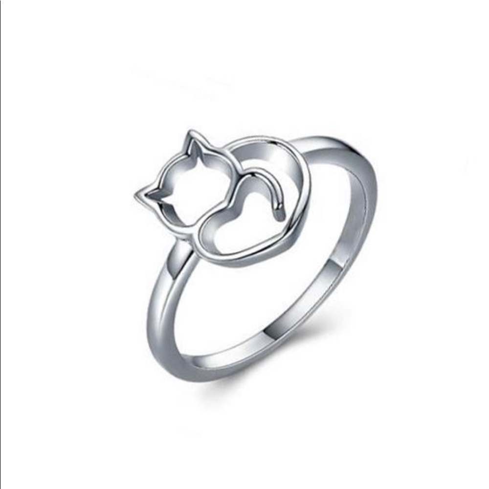 🆕Sterling Silver Cat Ring
